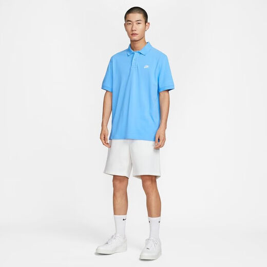 Nike (NIKE) [Jinlang Sports] Men's loose fit short-sleeved lapel T-shirt FN3895-412 Color M