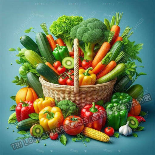 Yonghuan kitchen vegetable stickers refrigerator door tiles fresh fruits and vegetables self-adhesive paintings on wall doors and windows stickers waterproof paintings TG9859 self-adhesive paper without background 0cm*0cm long side 30CM (large size better effect