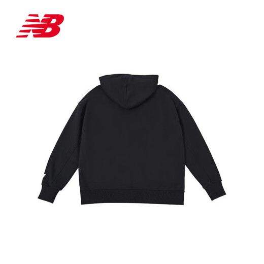 NEW BALANCE NB男子运动休闲拉链外套舒适开衫连帽卫衣 AMJ51372 AMJ51372-BK L