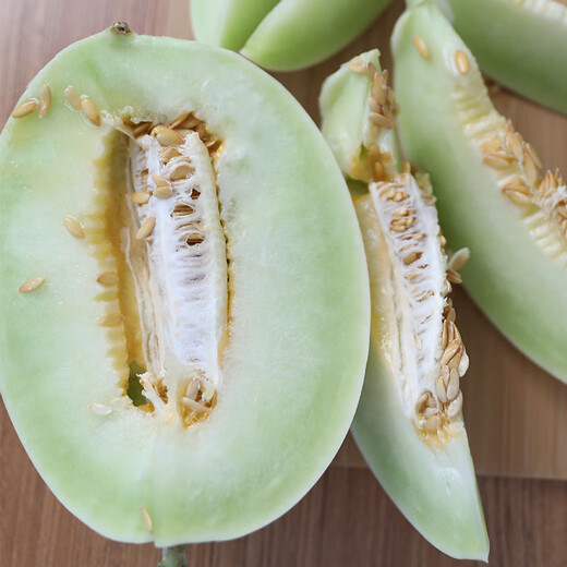 NONGZHIZI New Jade Mushroom Melon Seeds White Yugu Cantaloupe Honeydew Watermelon Fruit Honeydew Ice Cream New Jade Mushroom Melon Seeds 30 capsules 2/no residue