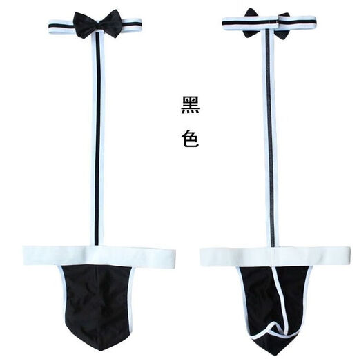 Sexy underwear male servant jumpsuit thong men sex underwear sexy waiter and macho man red one size