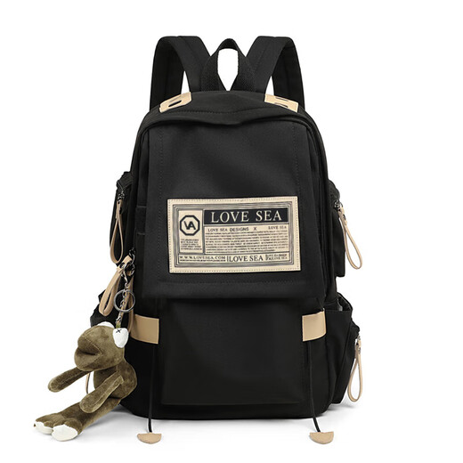 Love Sea Backpack School Tasche Frauen große Kapazität Grundschule Grundschule Junior High School Rucksack College -Schüler 15,6 -Zoll -Computerbeutel Reisetasche