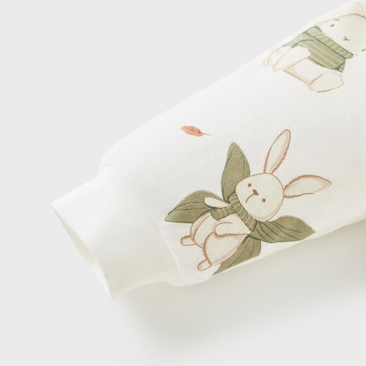 Tongtai (TONGTAI) baby one-piece autumn and winter baby quilted clothes children's split crawling suit TS43D210-DS green 73cm