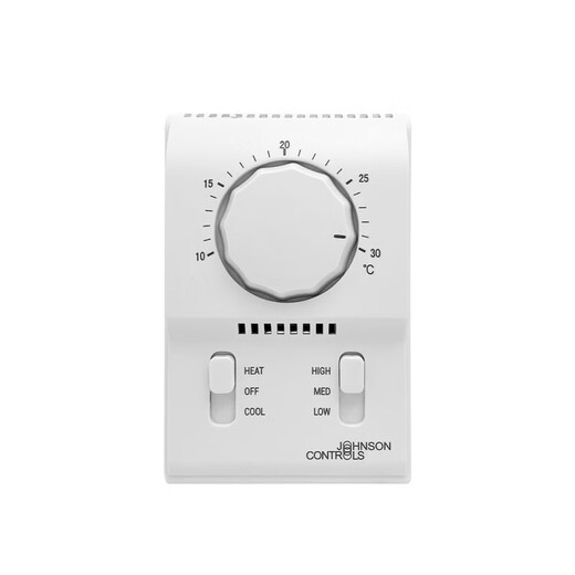 Johnson single cooling/heating air conditioning fan coil thermostat panel Johnson temperature control switch T2000EAC- T2000AAC-0C0 cooling and heating