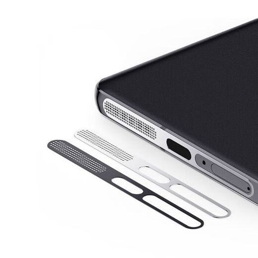 Honor 400 mobile phone metal dust screen speaker protection speaker mouth Honor 400Pro charging port dust plug black metal 2 sets bottom + top 4 free gifts Honor 400Pro series