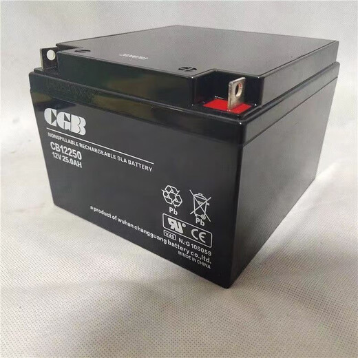 CGB蓄电池CB12250 长光12V25AH 铅酸免维护 UPS电源 EPS电源配套