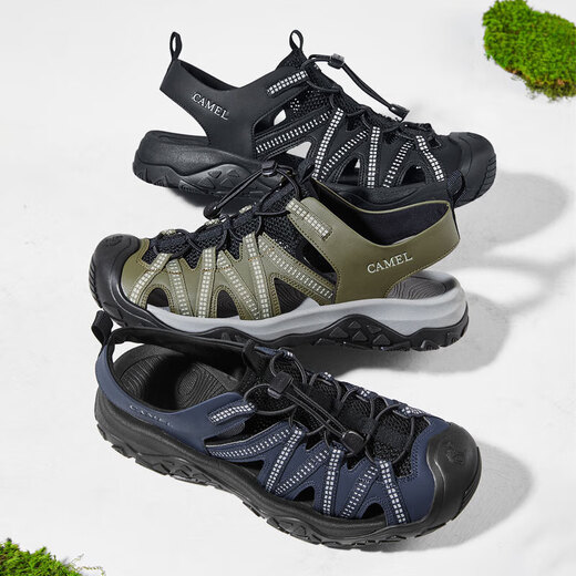 Camel (CAMEL) breathable cushioned gripping anti-collision comfortable urban outdoor stream sandals men G15M076032 Olive green 42