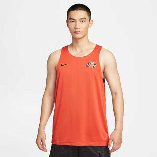 Nike (Nike) Problema estándar DRI-FIT Men Camiseta de baloncesto de doble lado seco para hombres IH9272-010 S