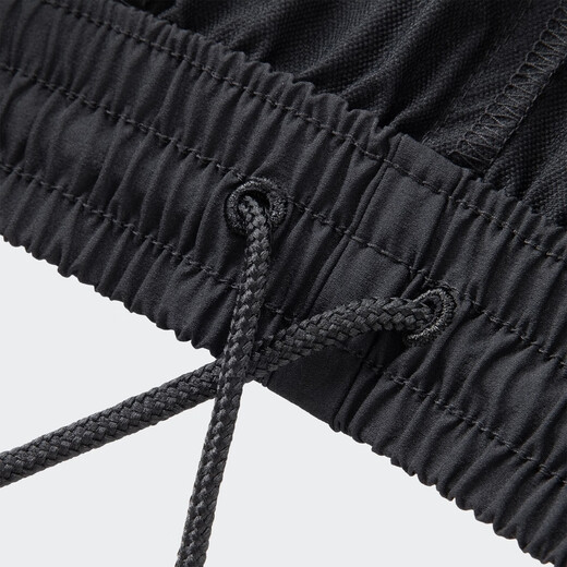 adidas经典舒适可拆卸运动裤男女春季阿迪达斯官方三叶草   黑色   L