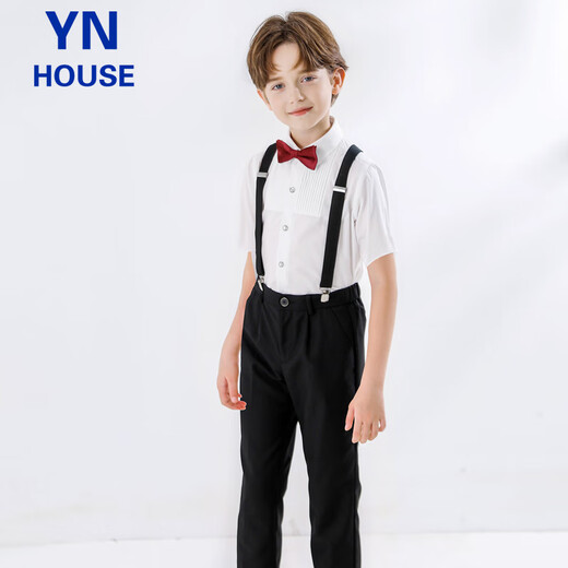 YinuOfang's Ni para la ropa del 1 de junio de junio Biños de la escuela del uniforme del uniforme del uniforme los altas del uniformes de la manga corta Tamaño 140