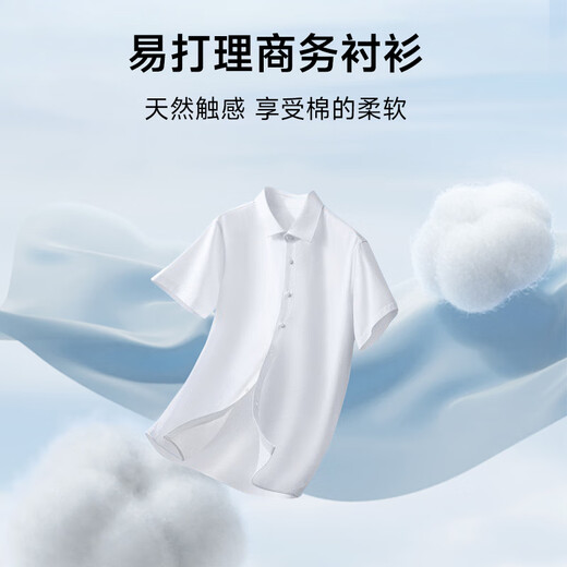Krokodilhemd vertikal gestreiftes Hemd Männer kurzärmelig anti-fiel-freies Sommer Professional Business Formal tragen Casual Herren-Shirt DX6623 39 170/88a