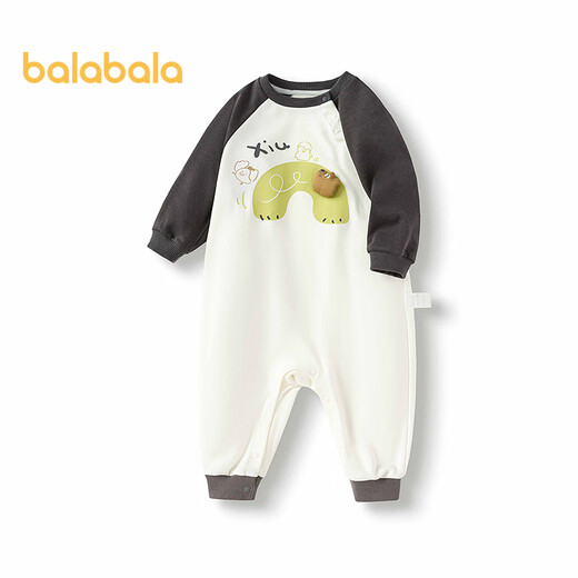 Balabala baby onesie baby newborn clothes crawling clothes 2025 contrasting color fashion cute 209325120202