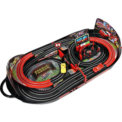 McQueen Boys Double Track Car Track Racing Kinderspielzeug Fernbedienung Zug.