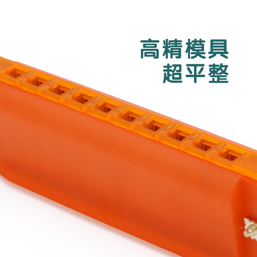 BREAZA儿童口琴宝宝专用吹奏乐器婴儿玩具入门初学者幼儿口风琴喇 蓝色口琴