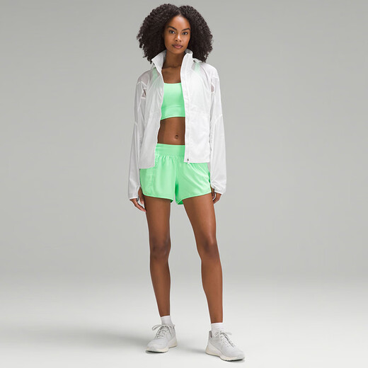 lululemon丨Classic-Fit Ventilated Women's Running Classic Cut Ventilated Jacket LW4BYZS White S /6