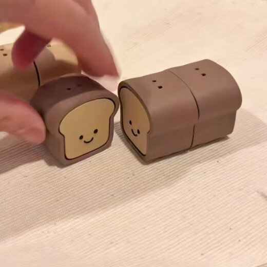 MPPMCK 3d printed small decompression toys decompression pinch toys decompression keyboard keys office workers pinch music decompression toys decompression pinch music white + brown pair