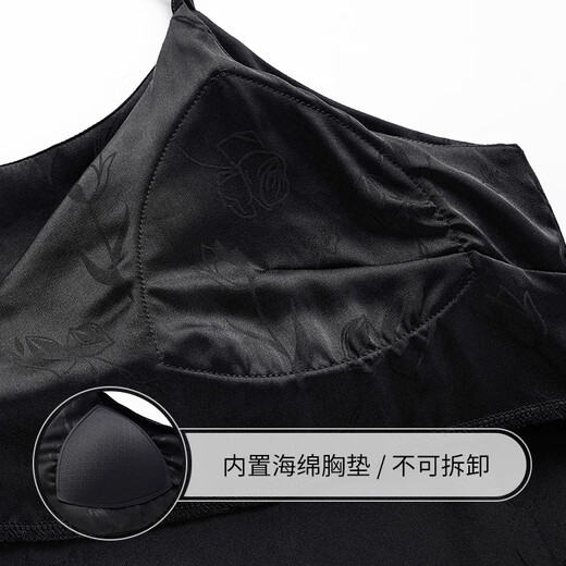 Princess Mark suspender pajamas with breast pad summer nightgown for women sexy suspender pajamas with breast pad summer nightgown for women QH3271- suspender nightgown (with breast pad) L