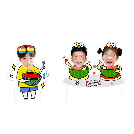 Yu Senyi's cute head shaking car ornaments customized small person avatar acrylic solar car-mounted jewelry, head shaking single 691 solar cells dual use