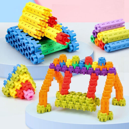 Children's hexagonal brick educational toys for boys 3 to 6 years old kindergarten baby early education educational toys 200 hexagonal building blocks boxed