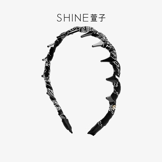 Xuanzi (SHINE) modern paisley series simple and elegant hairpins, fashionable and simple headbands, niche design, new birthday gift, blue 1 piece