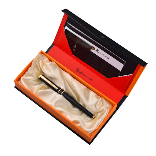 Picasso (pimio) 916 orb pen metal signing pen water-based beads neutral pen male and female business students with gift box set signing pen lettering custom logo 709 orb pen black gold clip