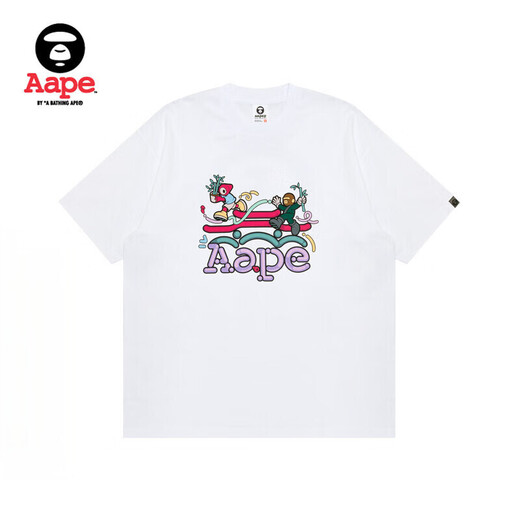 
AAPE joint Ksaner men's clothing spring and summer Chengdu city series short-sleeved T-shirt 9734XXO WHX/white XXL single size