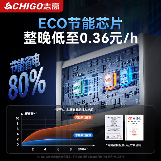 CHIGO sales top 1 1 second quick cooling mobile air conditioner single cooling movable air conditioning and refrigeration all-in-one machine without outdoor unit kitchen indoor no exhaust duct vertical small air conditioner 2 HP single cooling PLUS large air volume