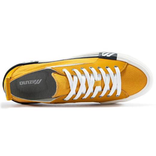 Mizuno Courtslow Non-Slip, Wear-Resistant, Atmungsable, Leichte Low-Top-Leinwandschuhe für Männer und Frauen, Gelb und Weiß 36.5
