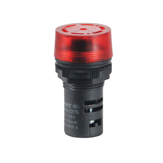 CHNT ND16-22FS buzzer alarm red 24V AC/DC intermittent flashing sound and light aperture 22mm