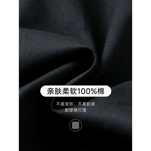 红蜻蜓【纯棉】男士短裤夏季字母刺绣松紧腰休闲中裤爸爸裤子 Q9871豆绿 XL 适合100-125斤