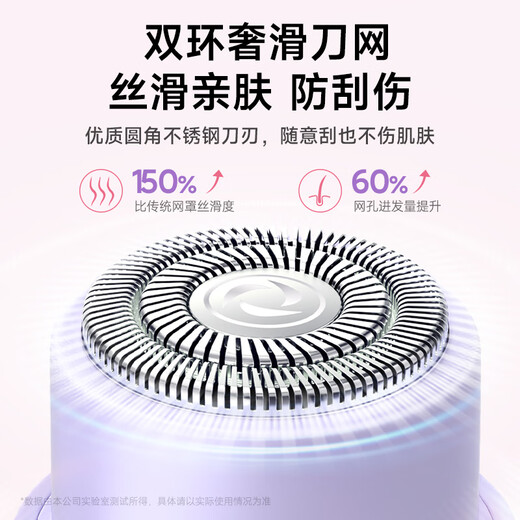 VTT Germany Private Parts Electric Shaver Female Private Parts Shaving Device Double-Headed Men's Pubic Electric Shaver Women's Hair Removal Device Armpit Hair Leg Hair Clippers Adult 25 New Upgrades - Lilac Purple HD Intelligent Digital Display + Stainless Steel Double Ring Double Blade Head VTT Germany CCTV Commercial Broadcast