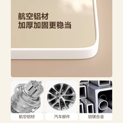 L&S dressing mirror full-length mirror home bedroom floor mirror clothing store fitting mirror internet celebrity large mirror JY89 white 146*36 high-definition imaging + damage guarantee