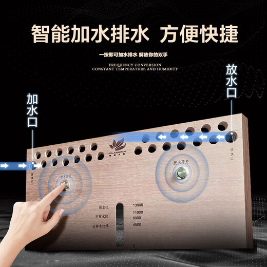 Frielman cigar cabinet constant temperature and humidity variable frequency compressor moisturizing cabinet cedar wood password lock red wine cabinet dual-core dual 1.6m wide body true frequency conversion (aluminum liner