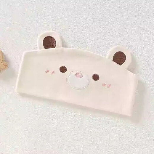 Confinement hat pure cotton maternity hat summer thin confinement hairband windproof confinement hat pregnant women confinement scarf headband 1# off-white confinement headband - about 24cm