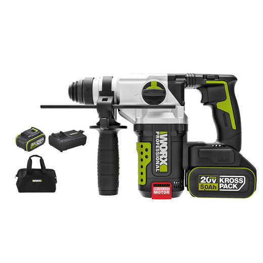 WU389 Ladung Hammer bürstenloser Lithiumbatterie Impact Drill Multifunktionales Hochleistungshammer-Elektrowerkzeug Wu3899 Bare Metall Batterie Ladegerät