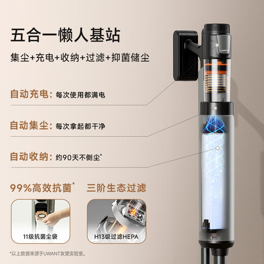 uwant [subvention nationale] Youwang Vacuumer V400Pro double auto-nettoyage 0 résidu complet anti-vide] Home Wireless Wipuum aspirateur High Power Super aspiration V400PRO