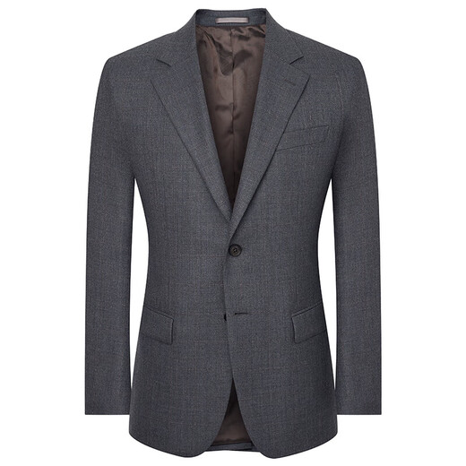 Angel Bird wool suit (single top) men's formal suit jacket EBB243238U volcanic ash plaid 50B