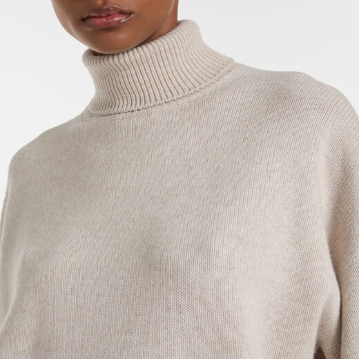 Brunello Cucinelli 羊绒高领毛衣 P01083440 米色 XS CN 160/84