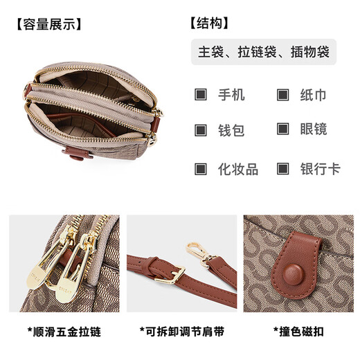 Samstag Frauenbag 2025 Neue Frauen Mini Crossbody Small Bag Bag Leichte Münzbrieftasche 40-50 Mutter kleiner Handy-Tasche