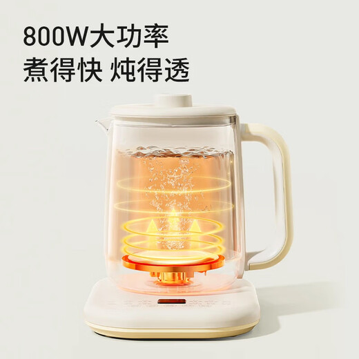 Joyoung Health Kettle 1.8L Large Capacity 316L Stainless Steel Heating Plate 24H Reservation Flower Teapot Boil Tea Kettle Automatic Power Off Constant Temperature Electric Kettle WY601 No Tea Blue 12H Insulation 1.8L