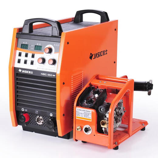 JASICS 2 Schweißmaschinen NBC350 Elektrische Schweißmaschine Integrierte Maschine Industrial Grade Dual-Purple-Mehrfunktion Split Gas-Schweißmaschine Standard NBC-500N3883-Meter-Schweißwaffe