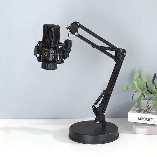 LEWITT microphone stand desktop bottom is suitable for condenser microphone LEWITT 240 live broadcast cantilever support bracket adjustable 240/440 square with mesh shock mount + disc bracket + mobile phone clip