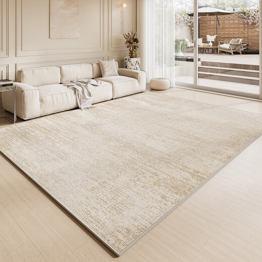 Mu Ni 2026 new style Italian living room carpet light luxury high-grade no-wash wipeable minimalist bedroom home floor mat waterproof and anti-fouling Italian living room carpet 140*200cm