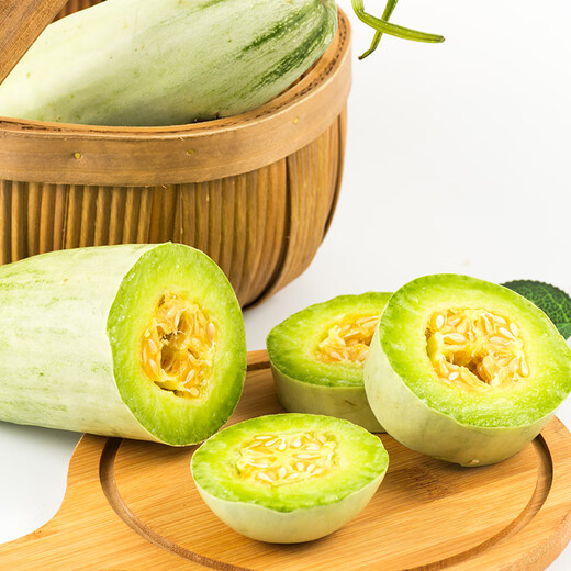 Croissant Honey Melon Seeds Japanese Sweet Treasure White Skin Melon Seeds Crispy Thin Skin Melon Seeds Cantaloupe Meisu Honey 5g