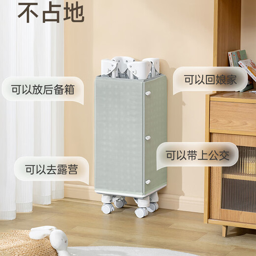 Cuna plegable Coolbaby empalmando lecho grande Multifuncional Apertura de un solo clic y cierre Cama de bebé Modelo de lujo de lima