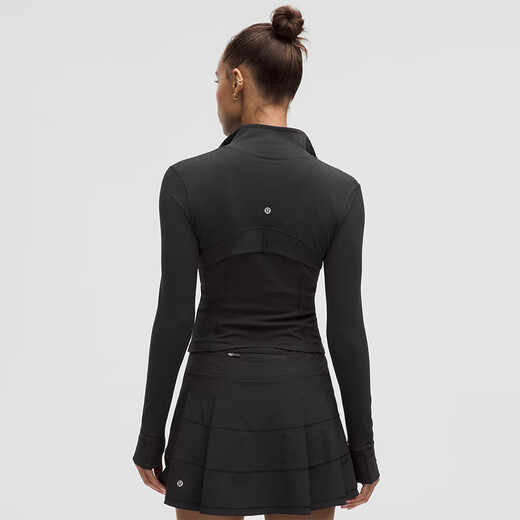 Lululemon丨Define Women's Sports Short Jacket *Ribbed Nulu Wicking LW3HB6S Black XS /4