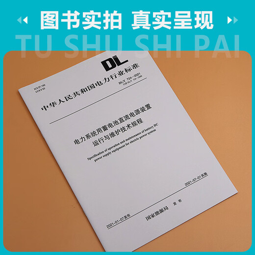 【按需印刷】DL/T 724-2021 电力系统用蓄电池直流电源装置运行与维护技术规程（代替DL/T 724-2000）