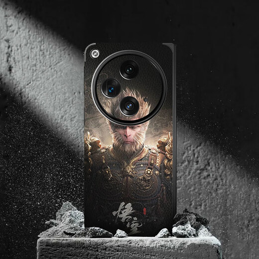 
Craftsman Digital Black Myth Wukong is suitable for OPPO Find N2 mobile phone full-inclusive backing film Find N3 matte scratch-resistant lens film Plain leather border edge sticker A12593M printing Plain leather integrated full-inclusive backing OPPOFindN2