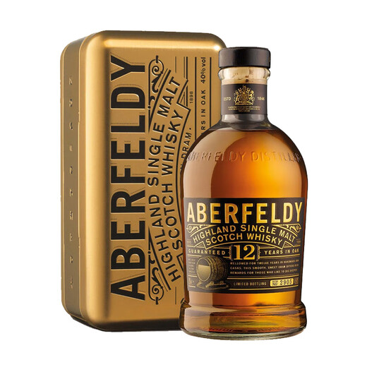 Aberfeldy Scottish Single Malt Whisky High Region 12 Jahre Ausländische Weine Originalflasche importiert gebundenes Lager Direktes Haar Eberfeldy 12 Jahre 1000 ml 1 Flasche