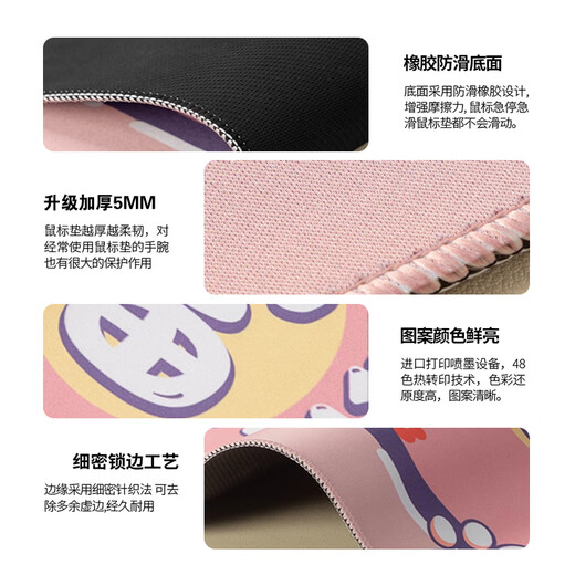 宿龙电竞晕染紫金鼠标垫超大紫金招财桌垫高级感大理石电脑键盘护腕滑鼠垫 QX-6169丨紫金鎏金 【图示尺寸900*45 210X260X3